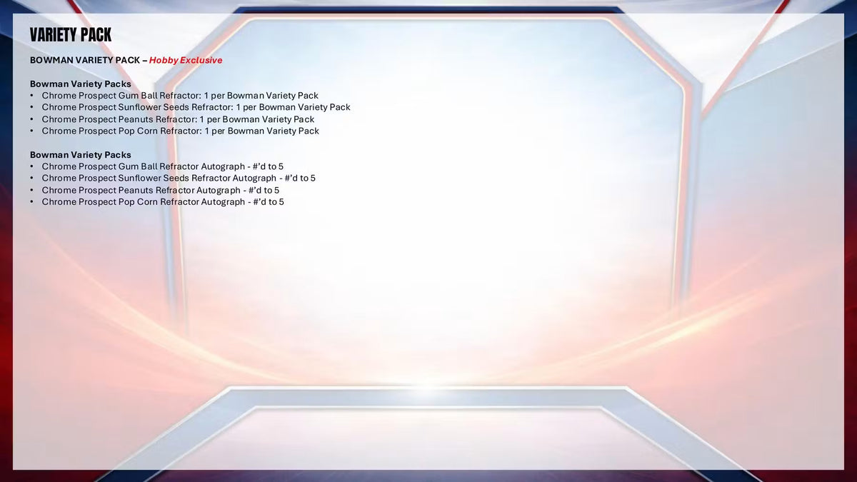 Bowman MLB 2026 Hobby Box