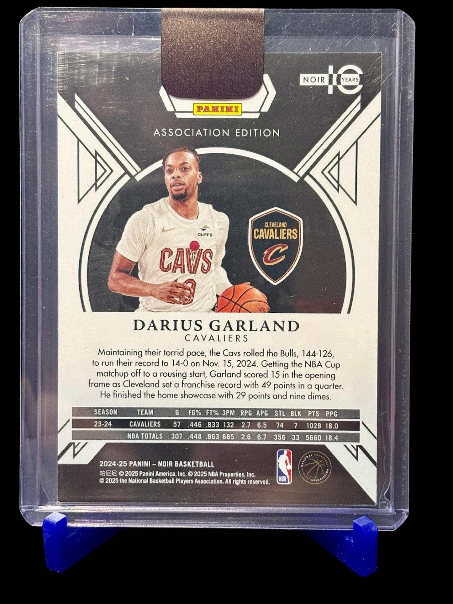 Panini Noir 2024-25 Association Edition #/99