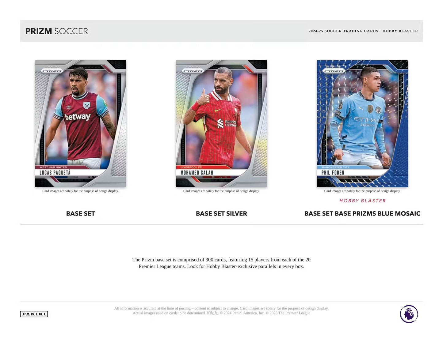 Panini Prizm EPL 2024/25 Hobby Blaster Box