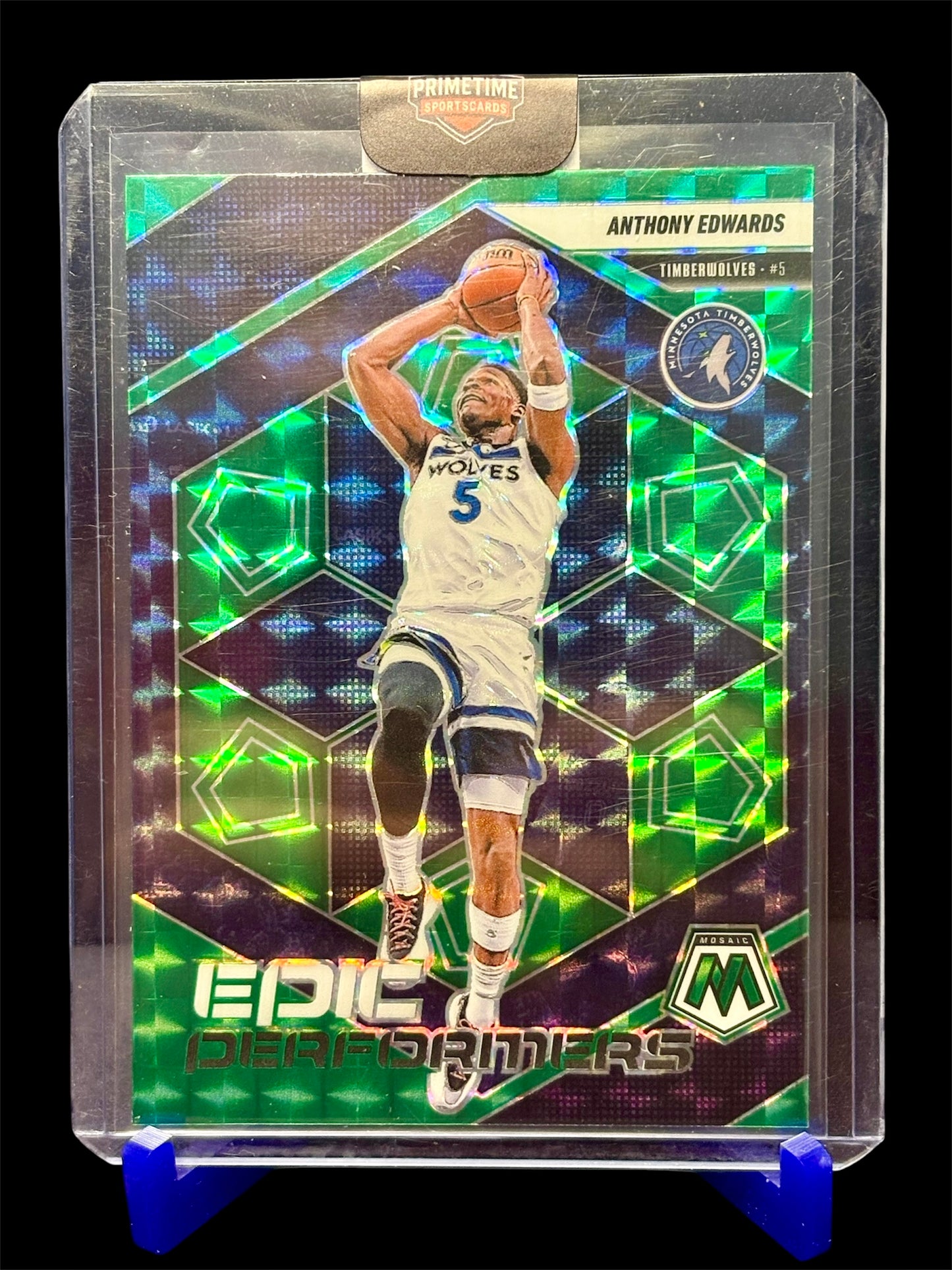 Panini Mosaic 2024-25 Epic Performers Insert Green Mosaic