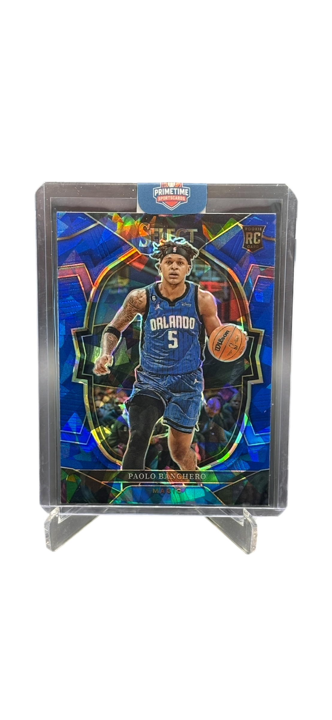 Panini Select 2022/23 Blue Cracked Ice Prizm RC