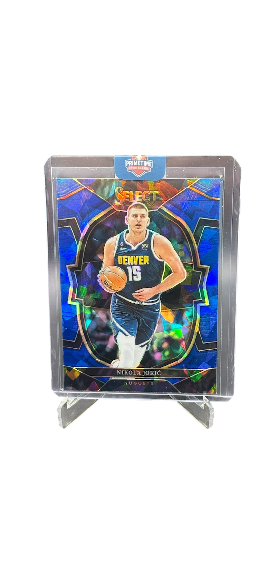 Panini Select 2022/23 Blue Cracked Ice Prizm