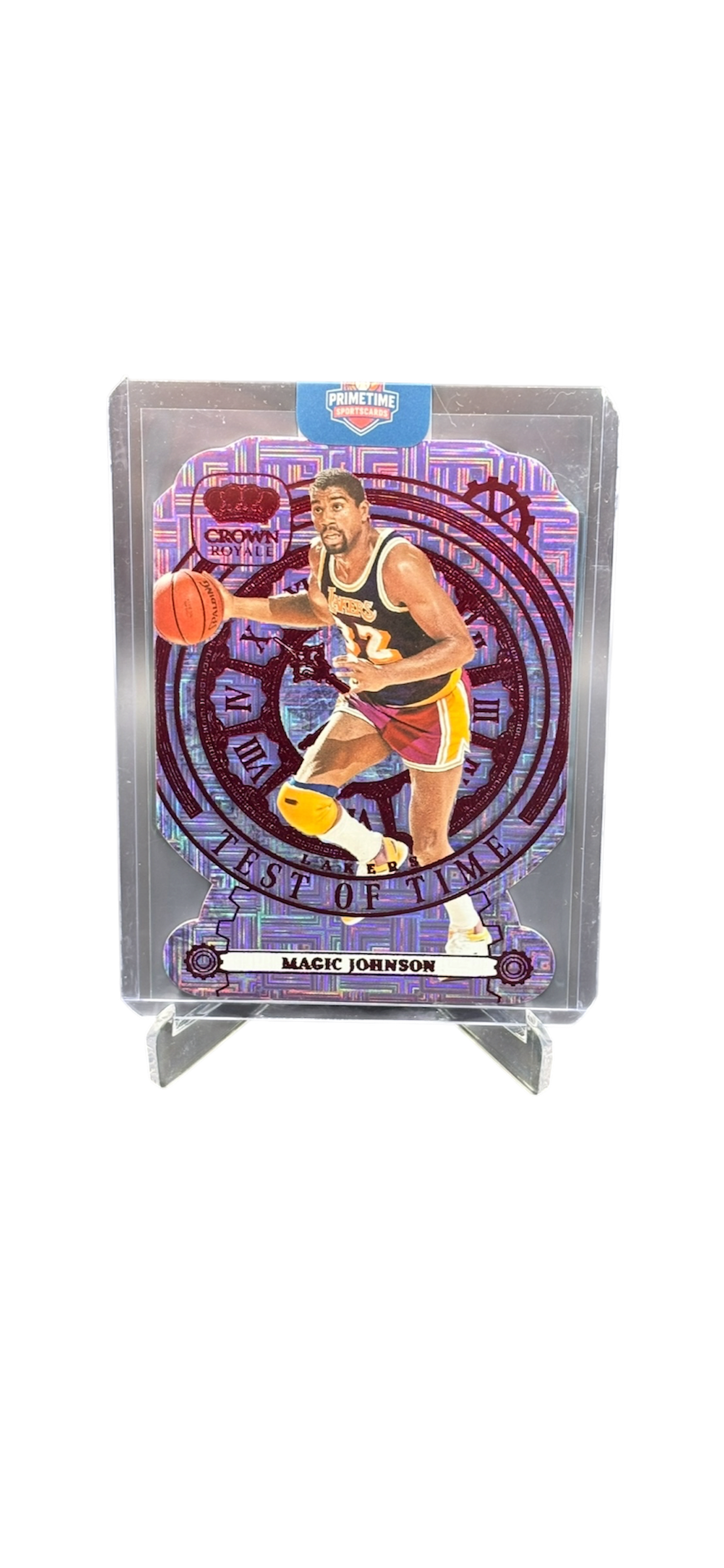 Panini Crown Royale 2023/24 Test of Time Die Cut Insert International Red