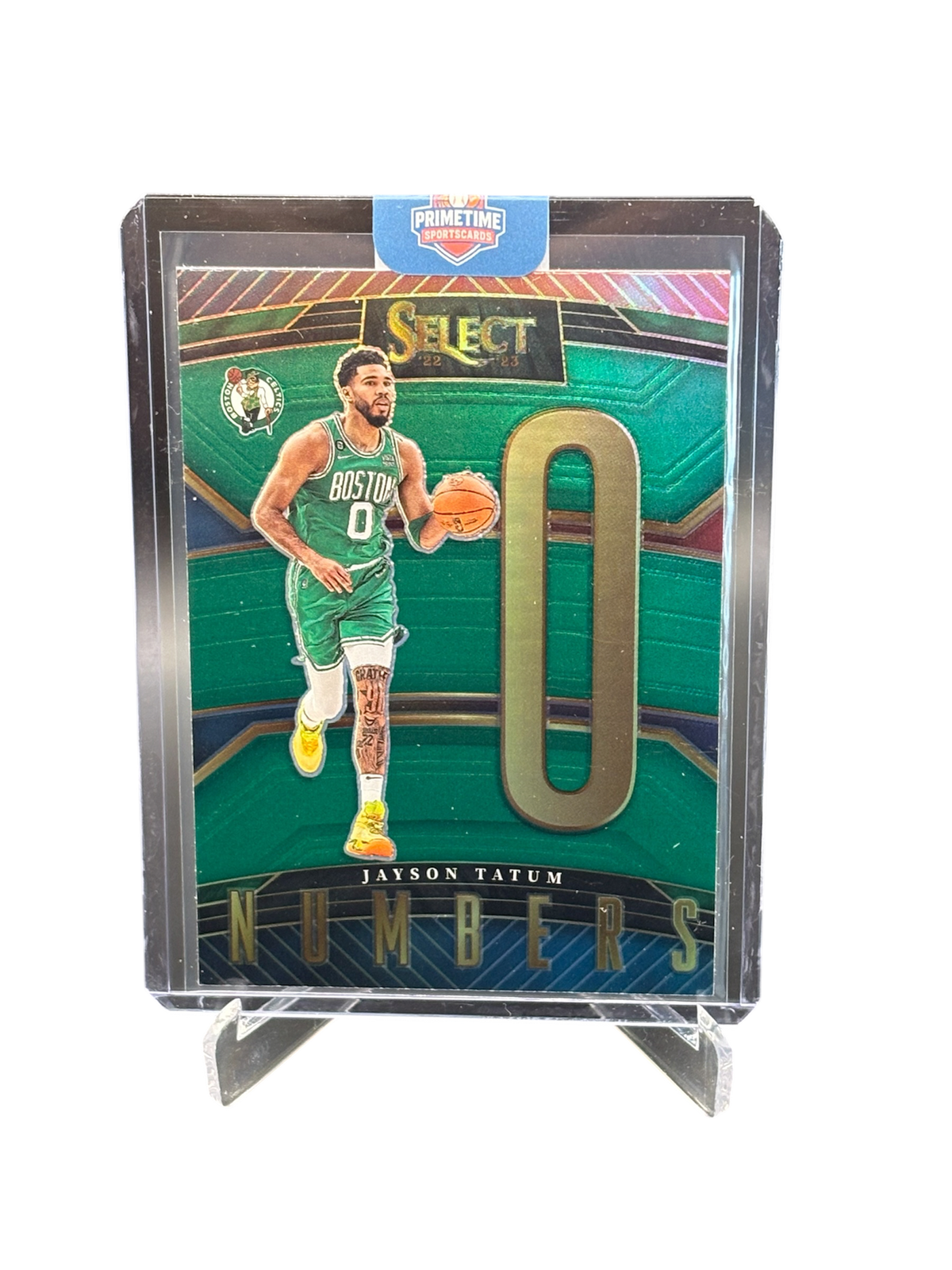 Panini Select 2022/23 Numbers Insert Green Prizm