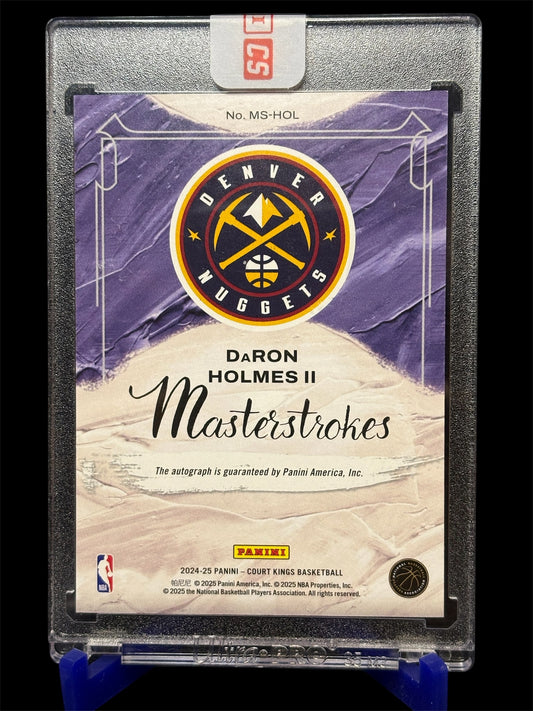 Panini Court Kings 2024-25 Masterstrokes Rookie Auto