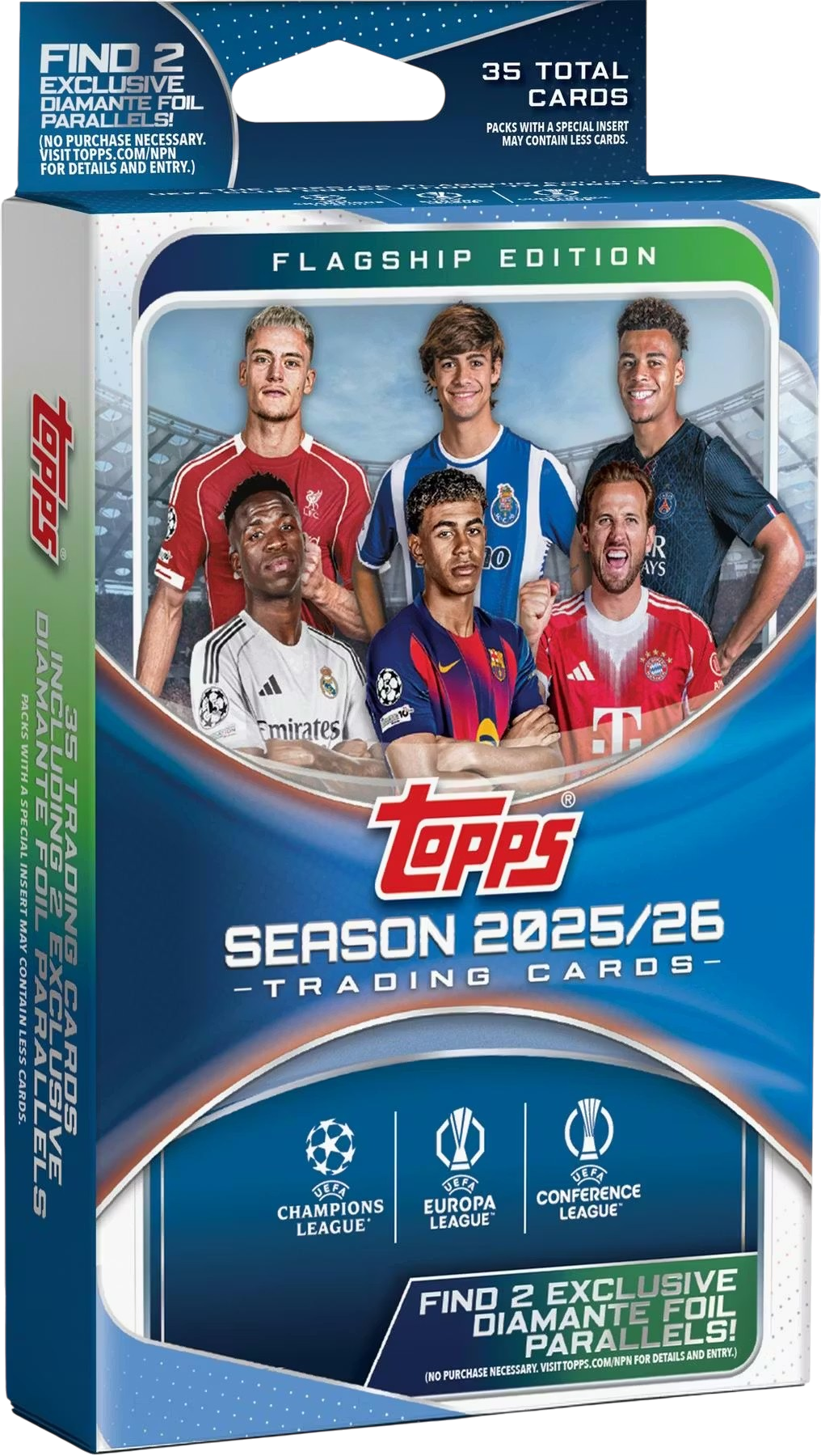 Topps UEFA Club Competitions 2025/26 Hanger Box