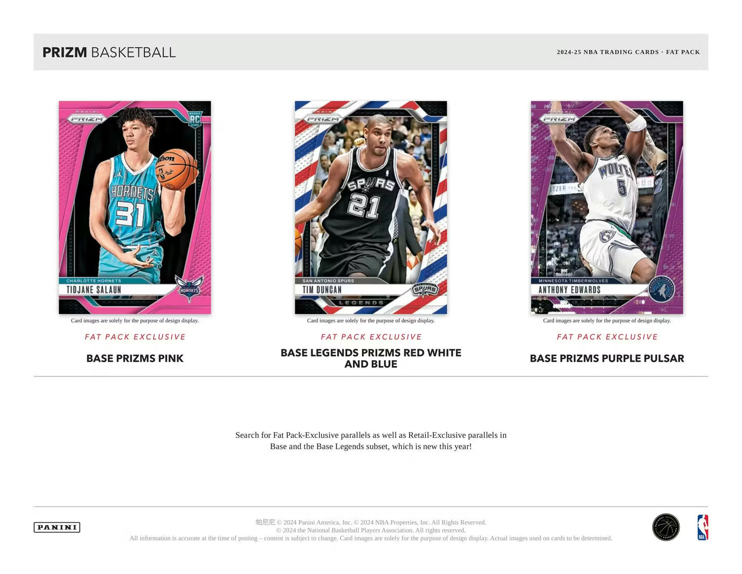 Panini Prizm NBA 2024/25 Value Pack