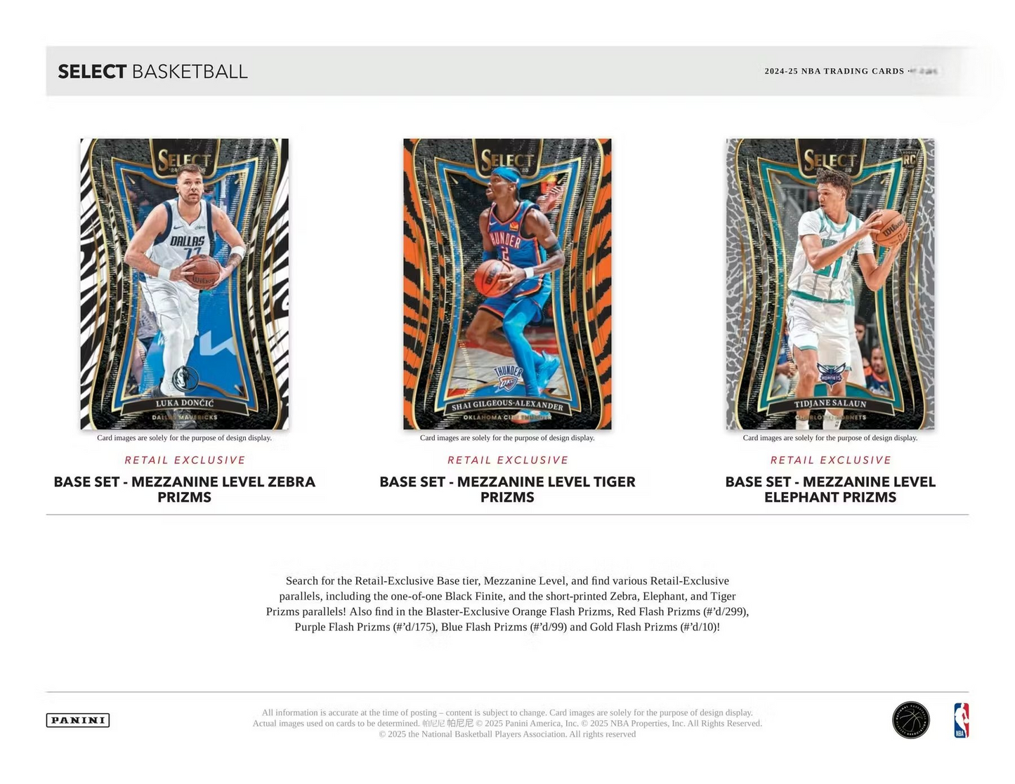 Panini Select 2024/25 Hanger Box