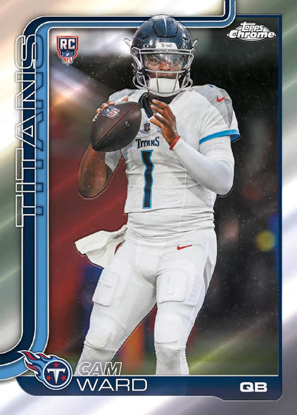 Topps Chrome NFL 2025 Hanger Box