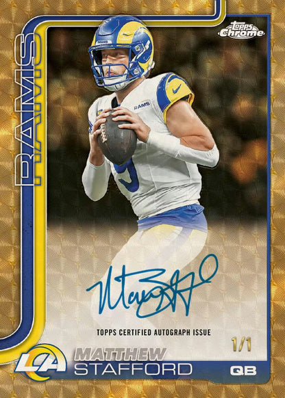Topps Chrome NFL 2025 Hanger Box