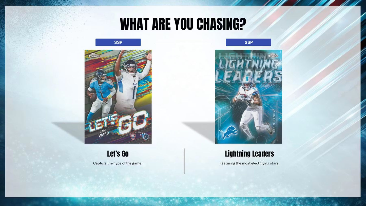 Topps Chrome NFL 2025 Hanger Box