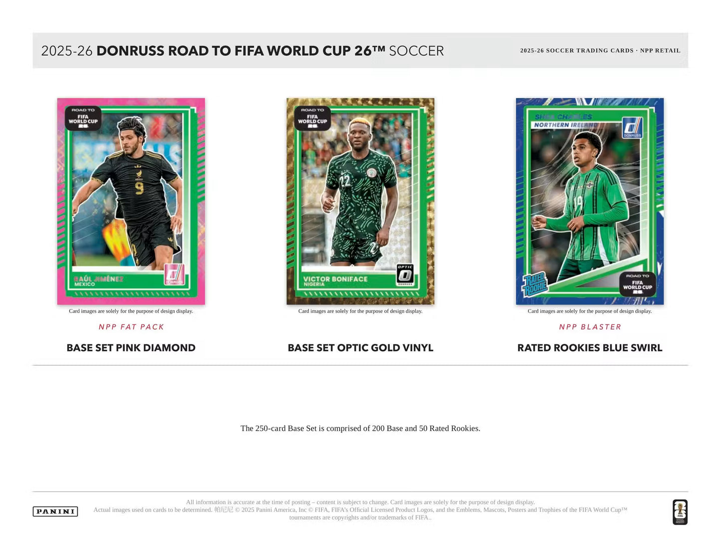 Panini Donruss Road to the World Cup 2025/26 Value Pack