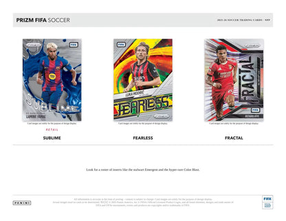 Panini Prizm FIFA Soccer 2025/26 Blaster Box