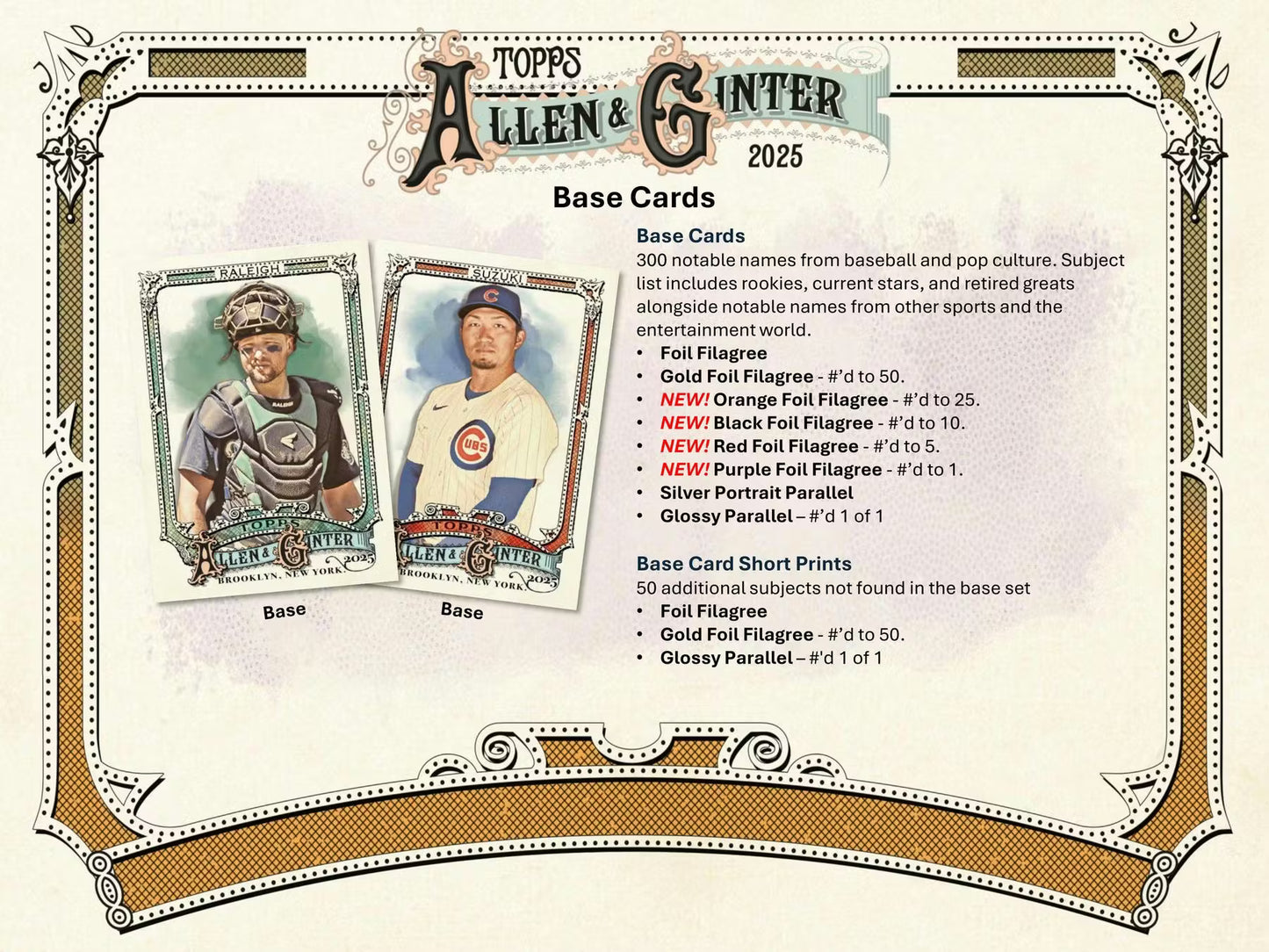 Topps Allen & Ginter MLB 2025 Jumbo Value Pack