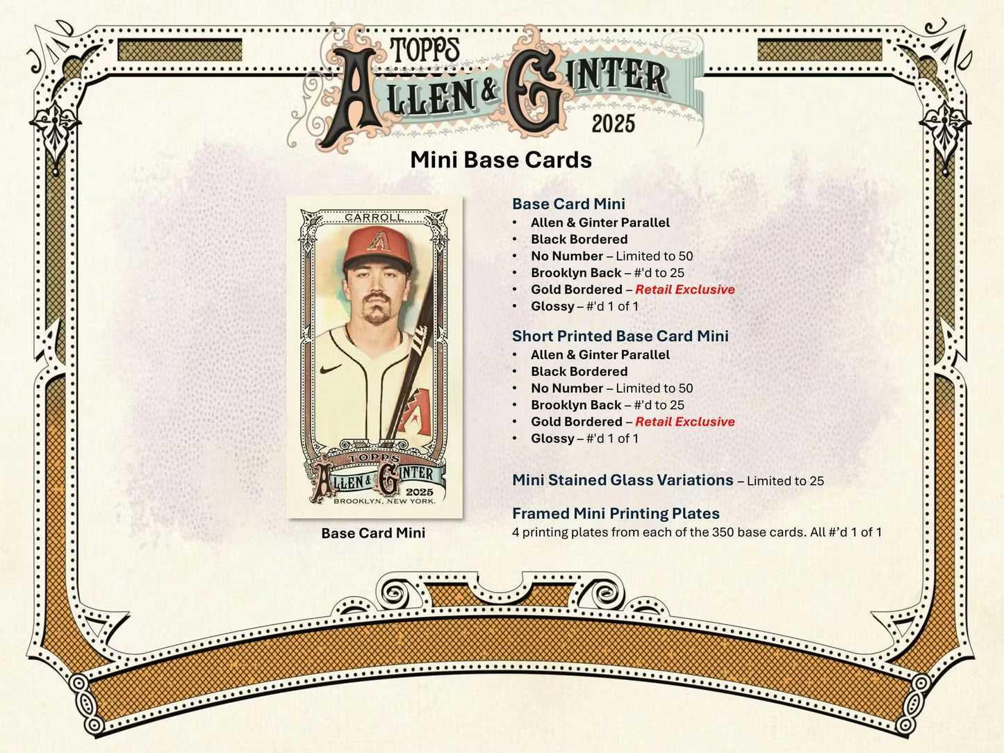 Topps Allen & Ginter MLB 2025 Jumbo Value Pack