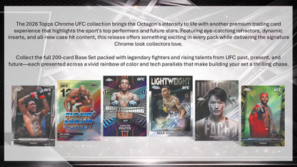 Topps Chrome UFC 2026 Blaster Box