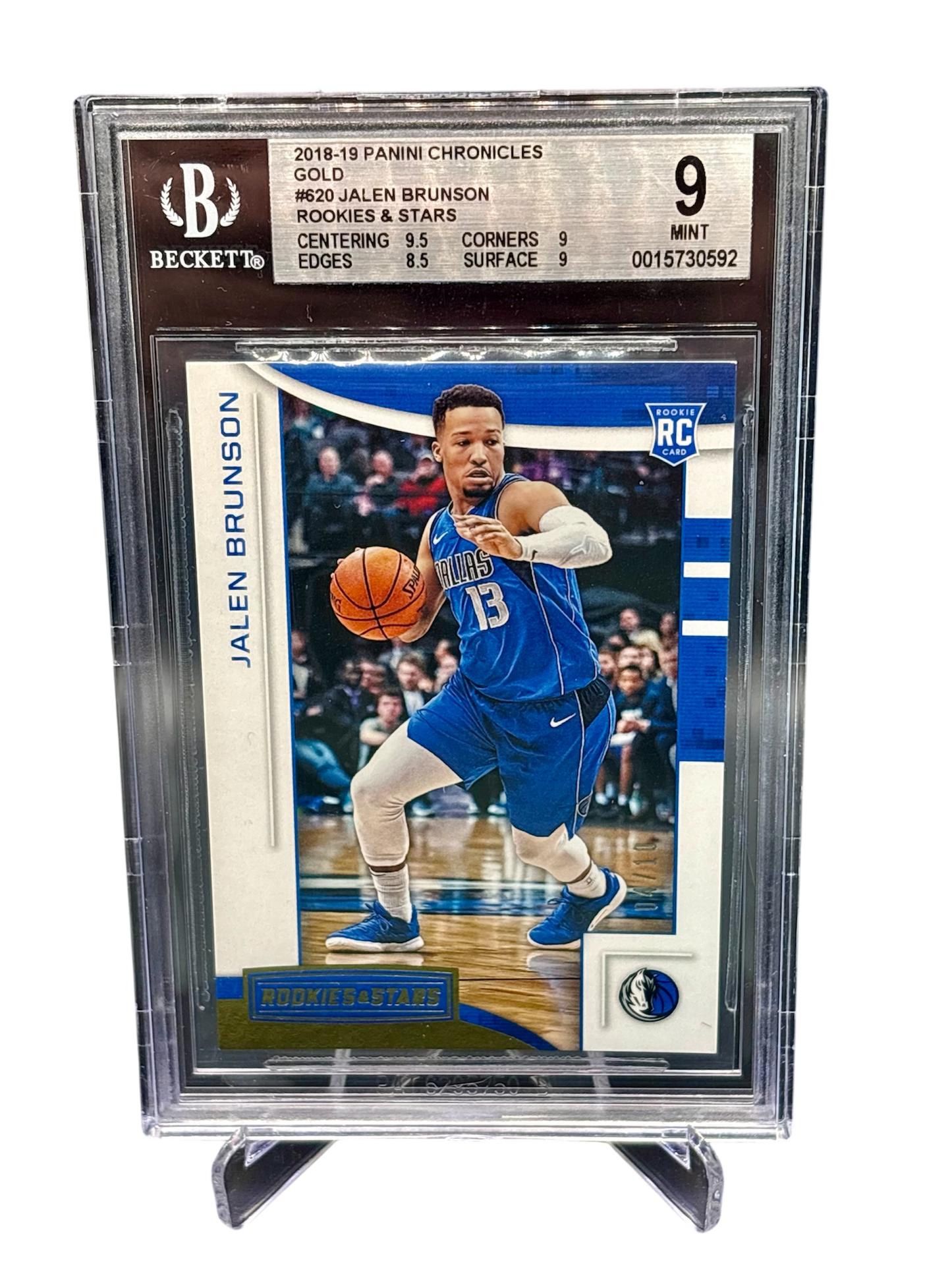 Panini Chronicles 2018/19 Rookies & Stars Gold #/10 BGS Graded 9