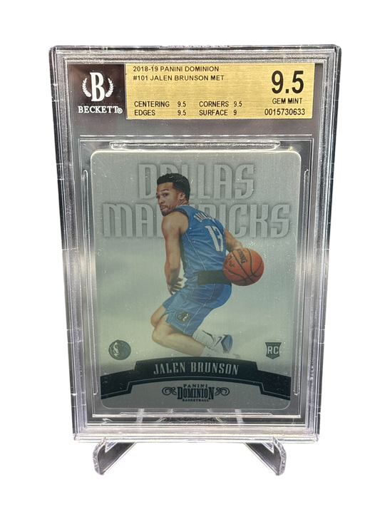 Panini Dominion 2018/19 Metal Rookie #/199 BGS Graded 9.5