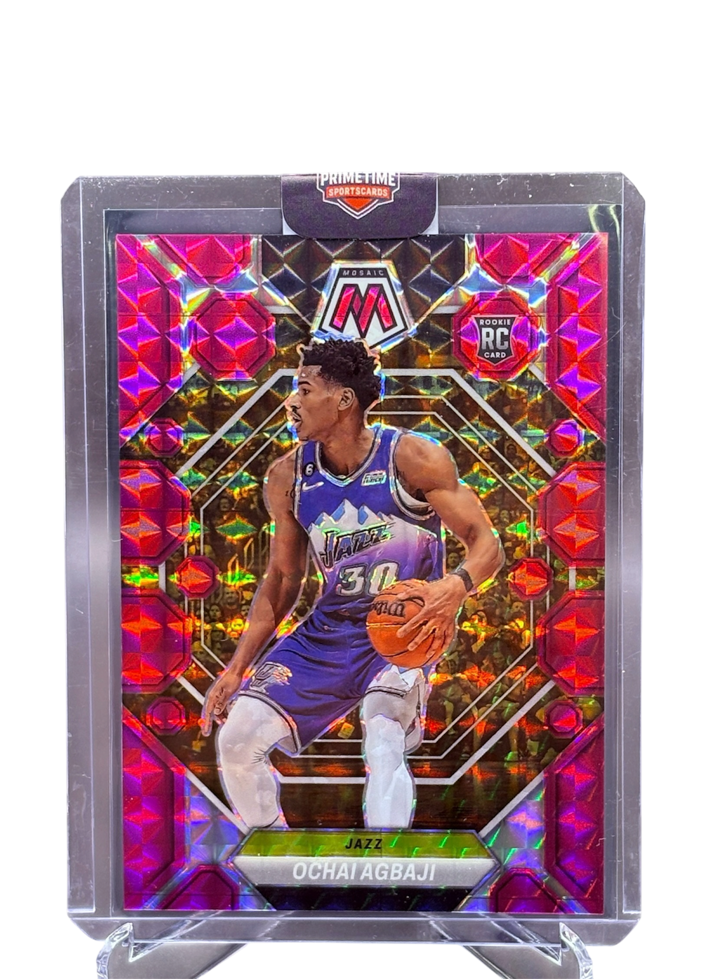 Panini Mosaic 2022-23 Pink Mosaic RC #/149