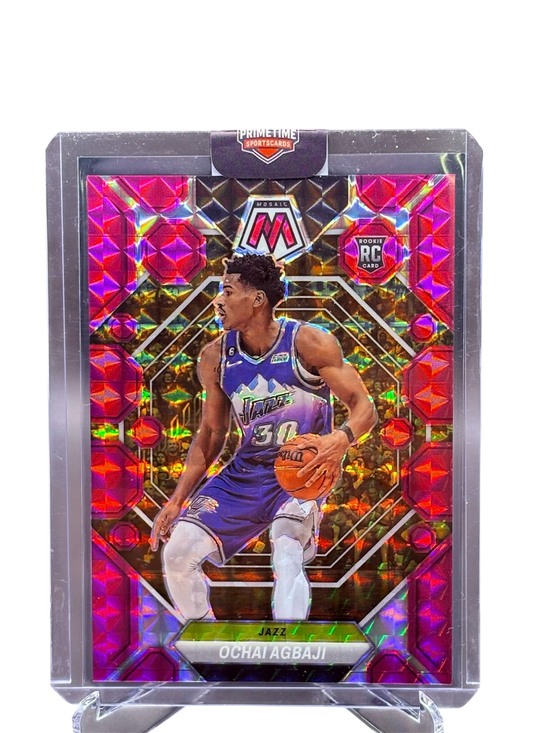 Panini Mosaic 2022-23 Pink Mosaic RC #/149