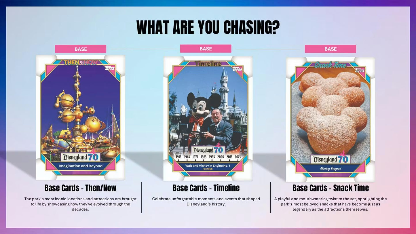 Topps Disneyland 2025 70th Anniversary Blaster Box