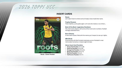 Topps UEFA Club Competitions 2025/26 Hanger Box