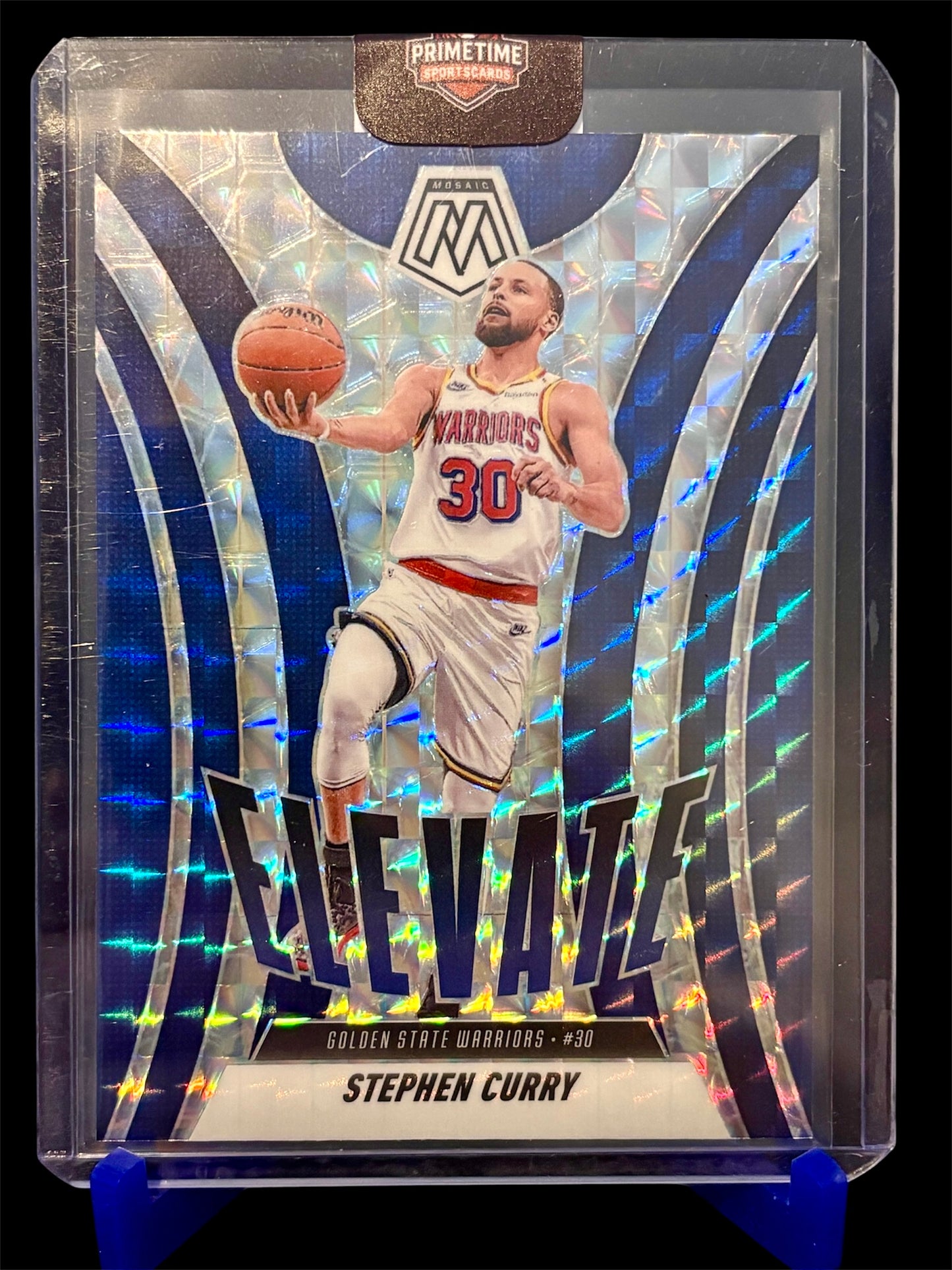 Panini Mosaic 2024-25 Blue Mosaic Elevate Insert