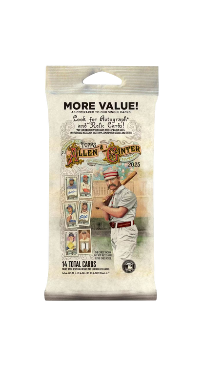 Topps Allen & Ginter MLB 2025 Jumbo Value Pack