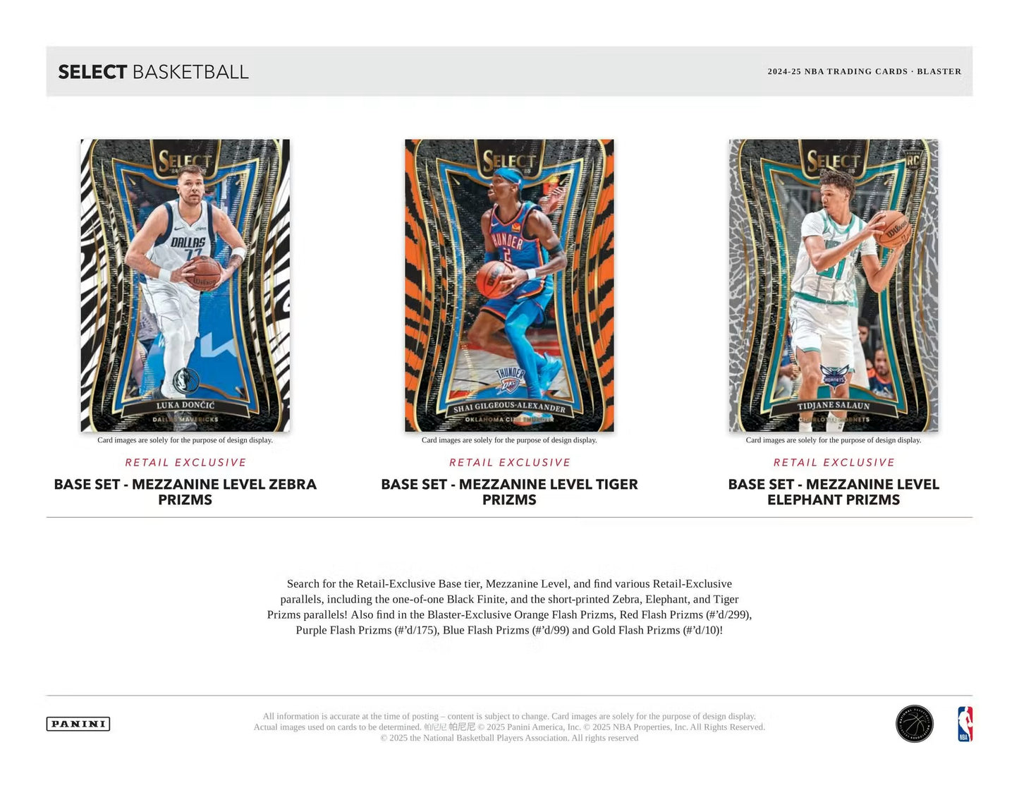 Panini Select NBA 2024/25 Blaster Box