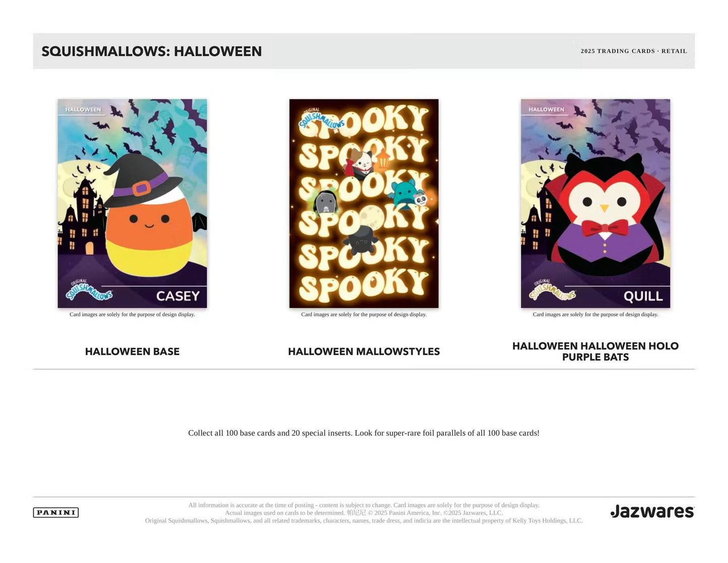 Panini Squishmallows Halloween Pack