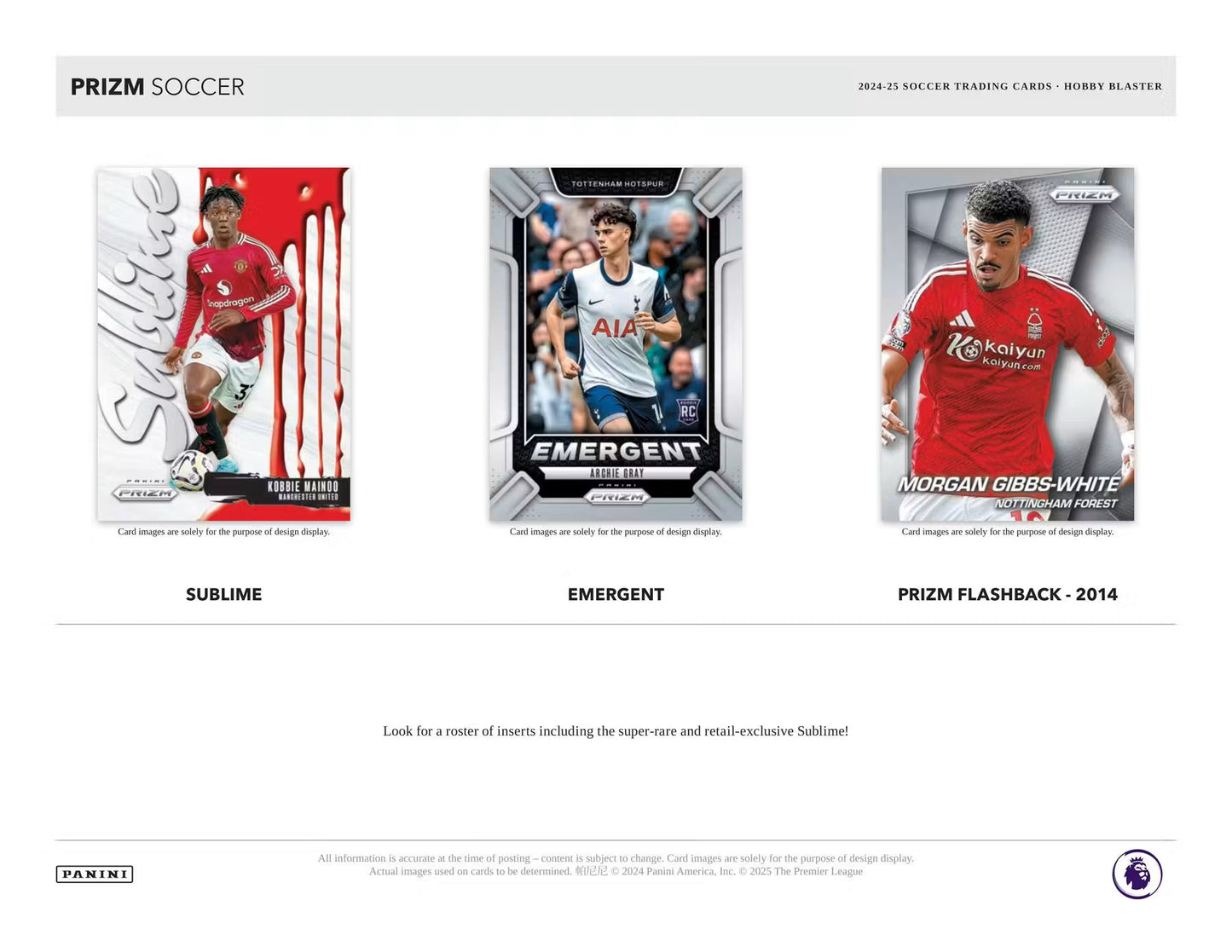 Panini Prizm EPL 2024/25 Hobby Blaster Box