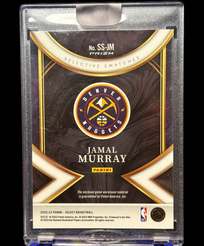 Panini Select 2022-23 Selective Swatches Game Used Patch Silver Prizm