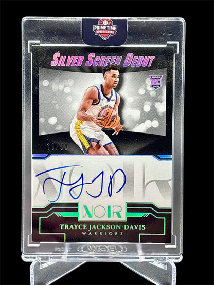 Panini Noir 2023-24 Silver Screen Debut RC On Card Autograph #/99