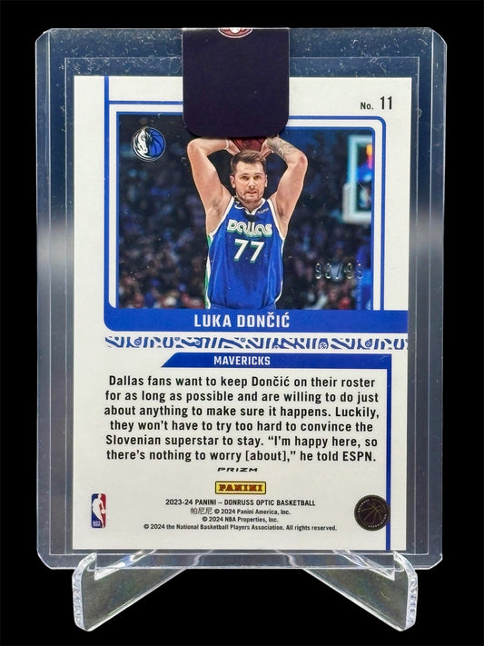 Panini Optic 2023-24 International Elite Dominators Red/Gold #/99