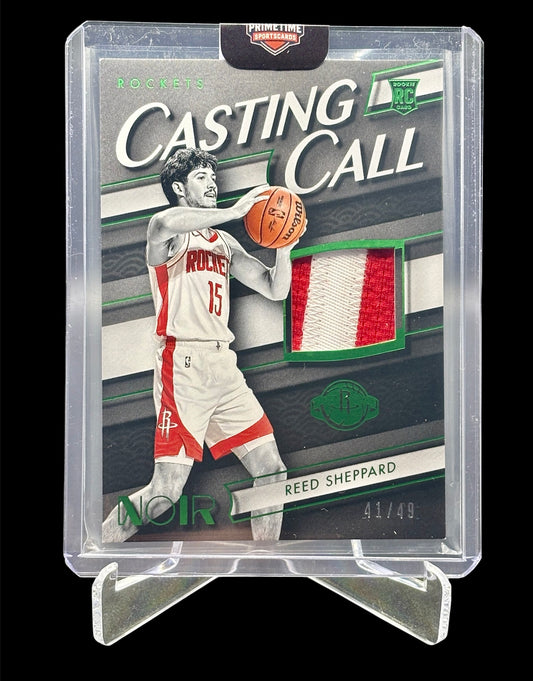 Panini Noir 2024-25 Casting Call Memorabilia #/49