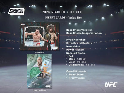 Topps Stadium Club UFC 2025 Blaster Box