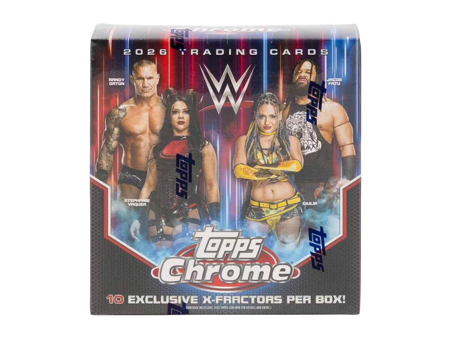 Topps Chrome WWE 2026 Mega Box