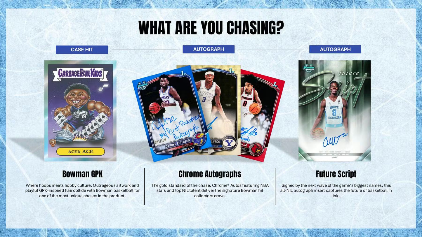 Topps Bowman 2025/26 Basketball Hanger Box