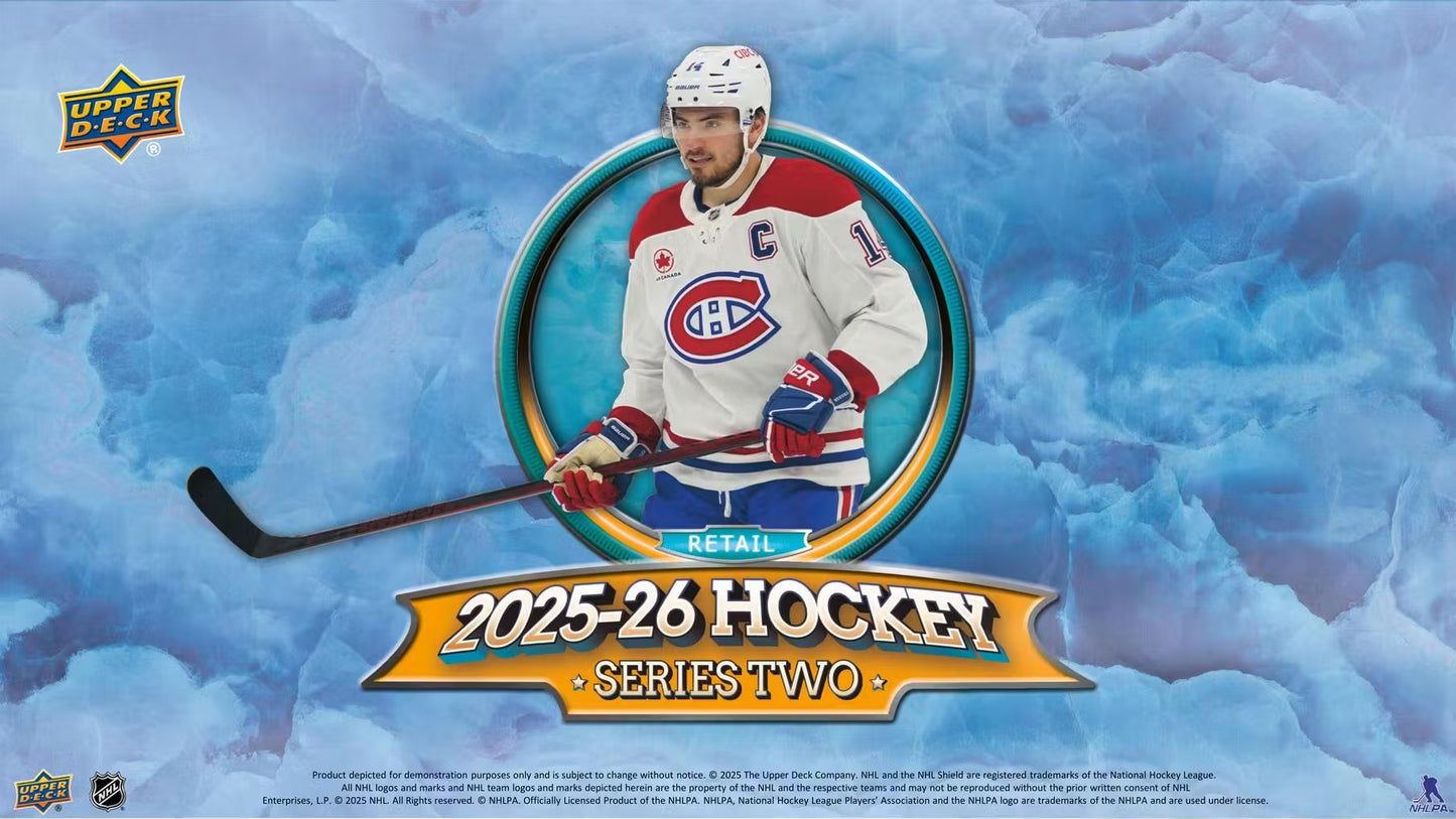 Upper Deck NHL 2025/26 Series Two Blaster Box