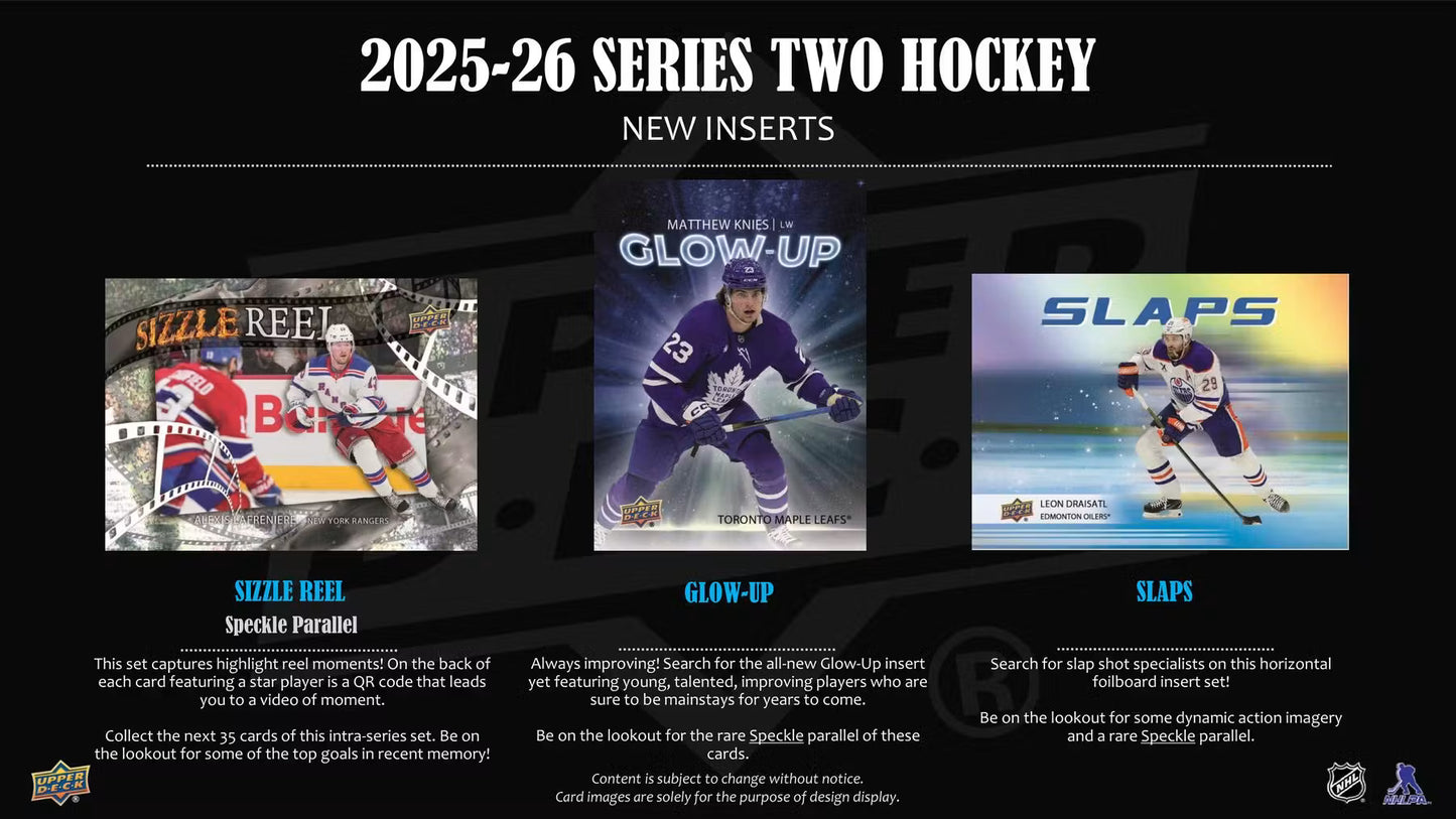 Upper Deck NHL 2025/26 Series Two Blaster Box