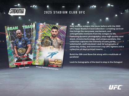 Topps Stadium Club UFC 2025 Blaster Box